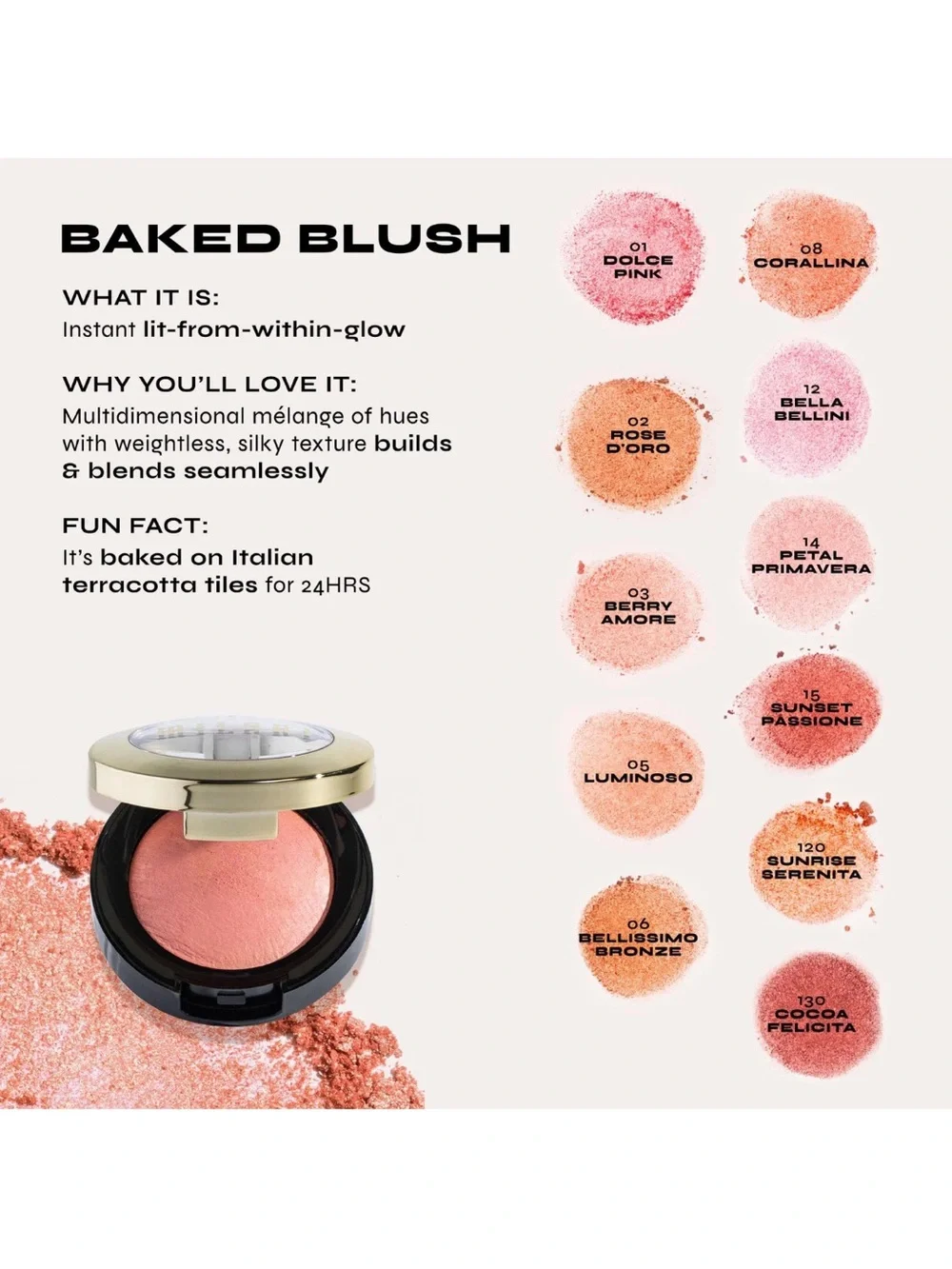 Milani Primavera Face Shaping Baked Blush 0.12